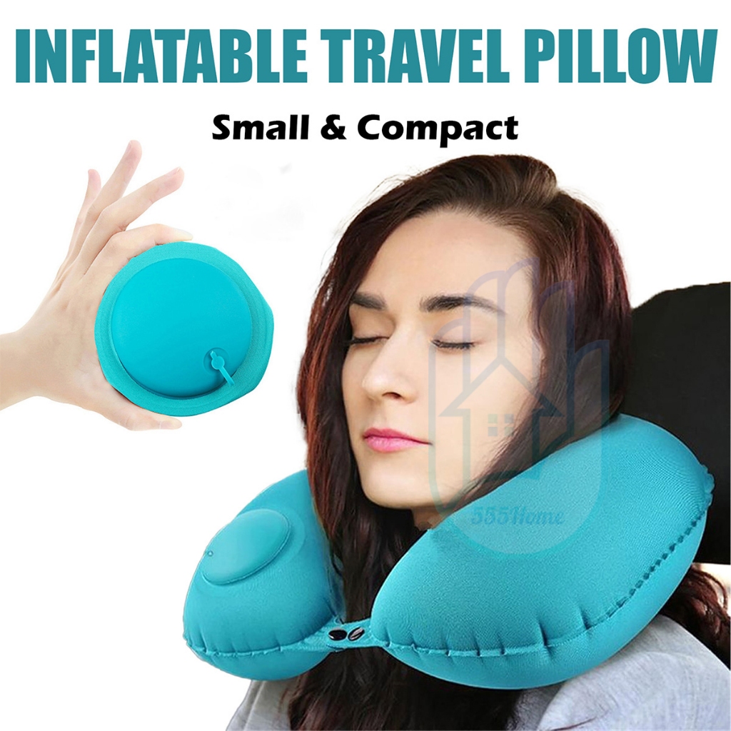 [SG ]U-Shape Inflatable Travel Pillow / Neck Pillow / Travel Neck pillow