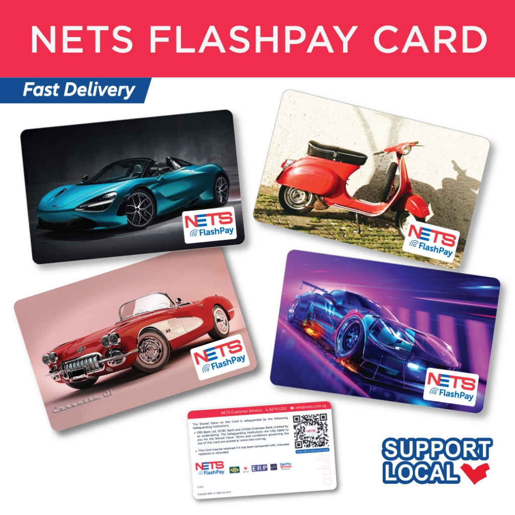 NETS Flashpay Cards Automobile collectible series for Gifts and Souvenir